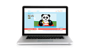 Little Pim on Laptop