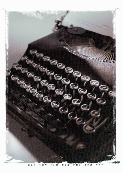 typewriter image